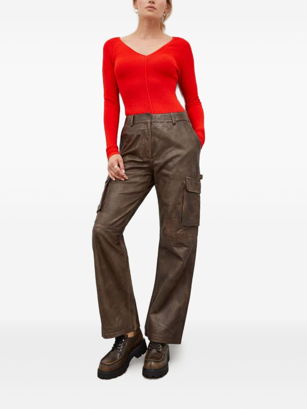 cargo pocket trousers - 2