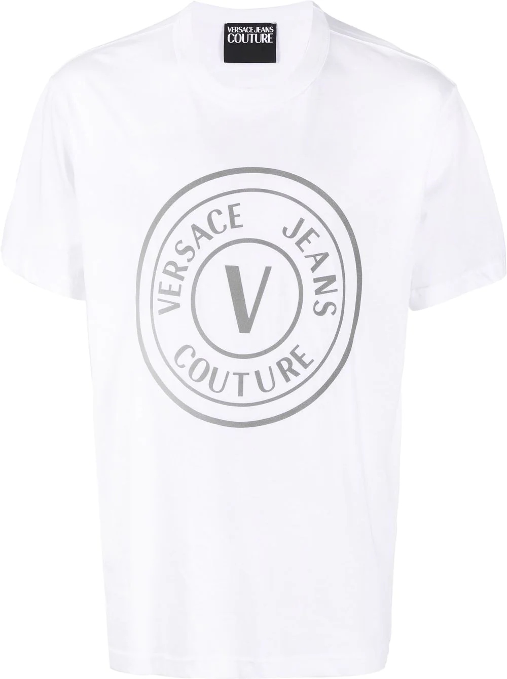 logo-print cotton T-shirt - 1