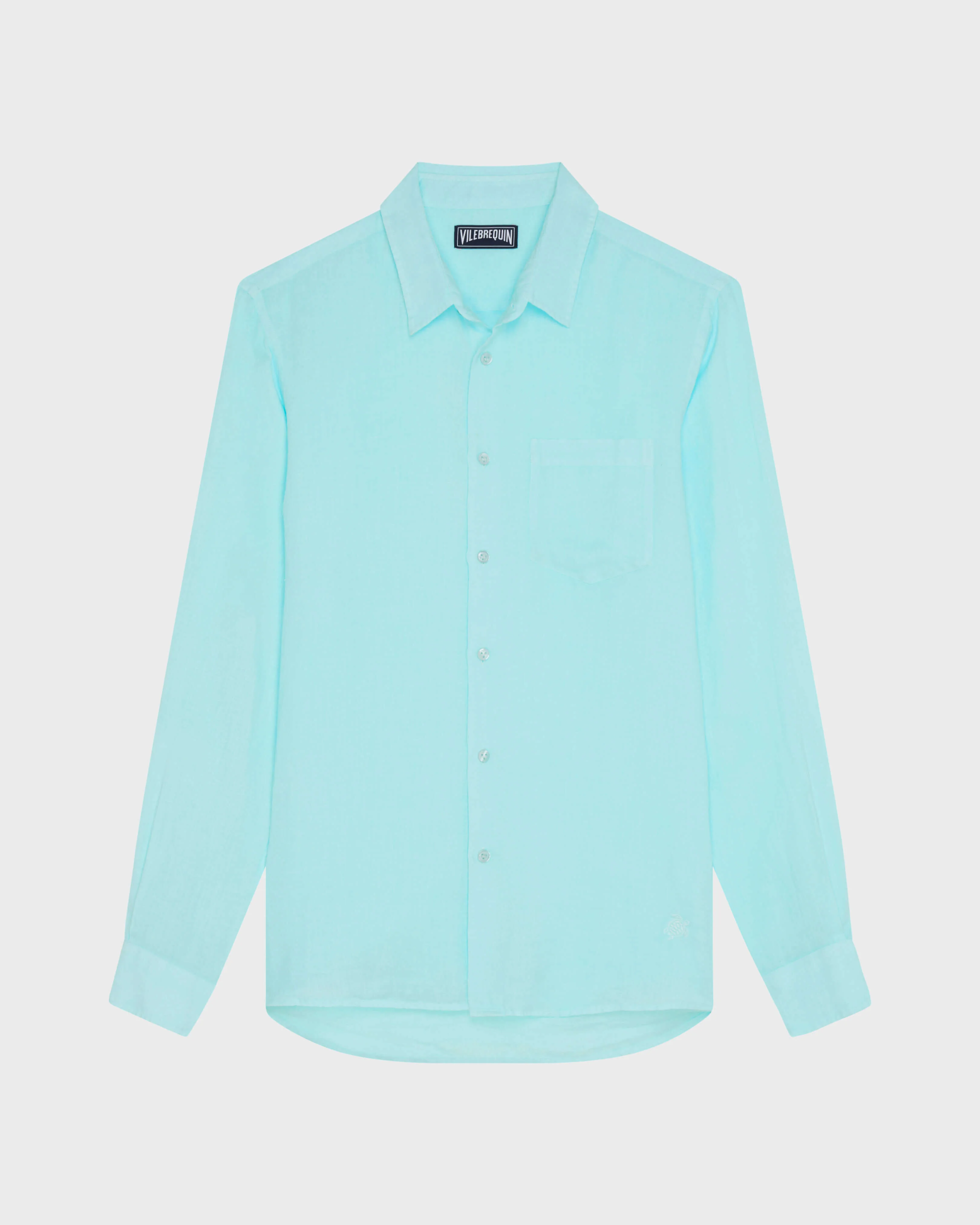 MEN LINEN SHIRT SOLID - 1