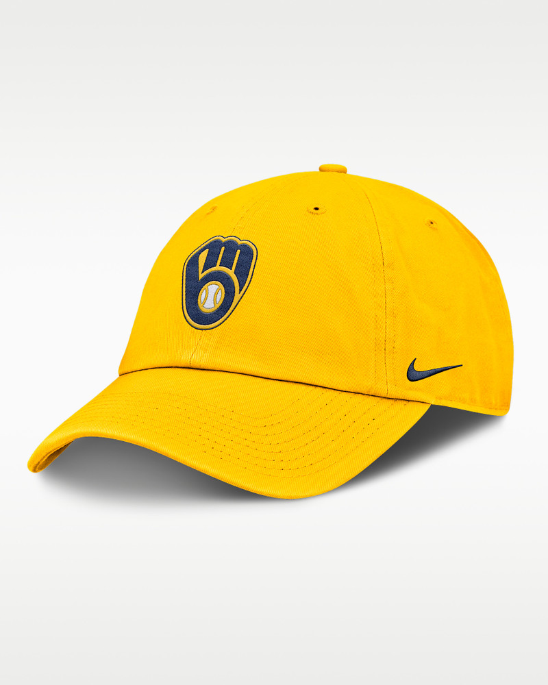 Milwaukee Brewers Club Men’s Nike MLB Adjustable Hat 1