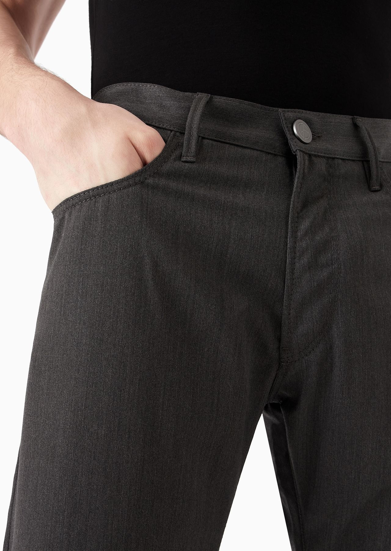 Five-pocket, regular-fit, virgin-wool trousers - 9