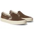 Cambridge Burnished-Leather Slip-On Sneakers - 10