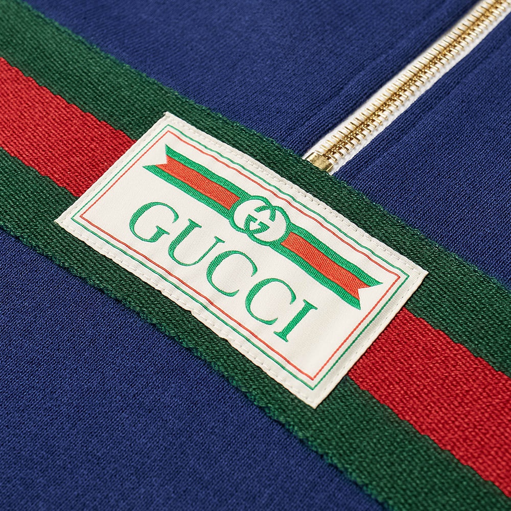 Gucci GRG Detail Half Zip Hoody - 4