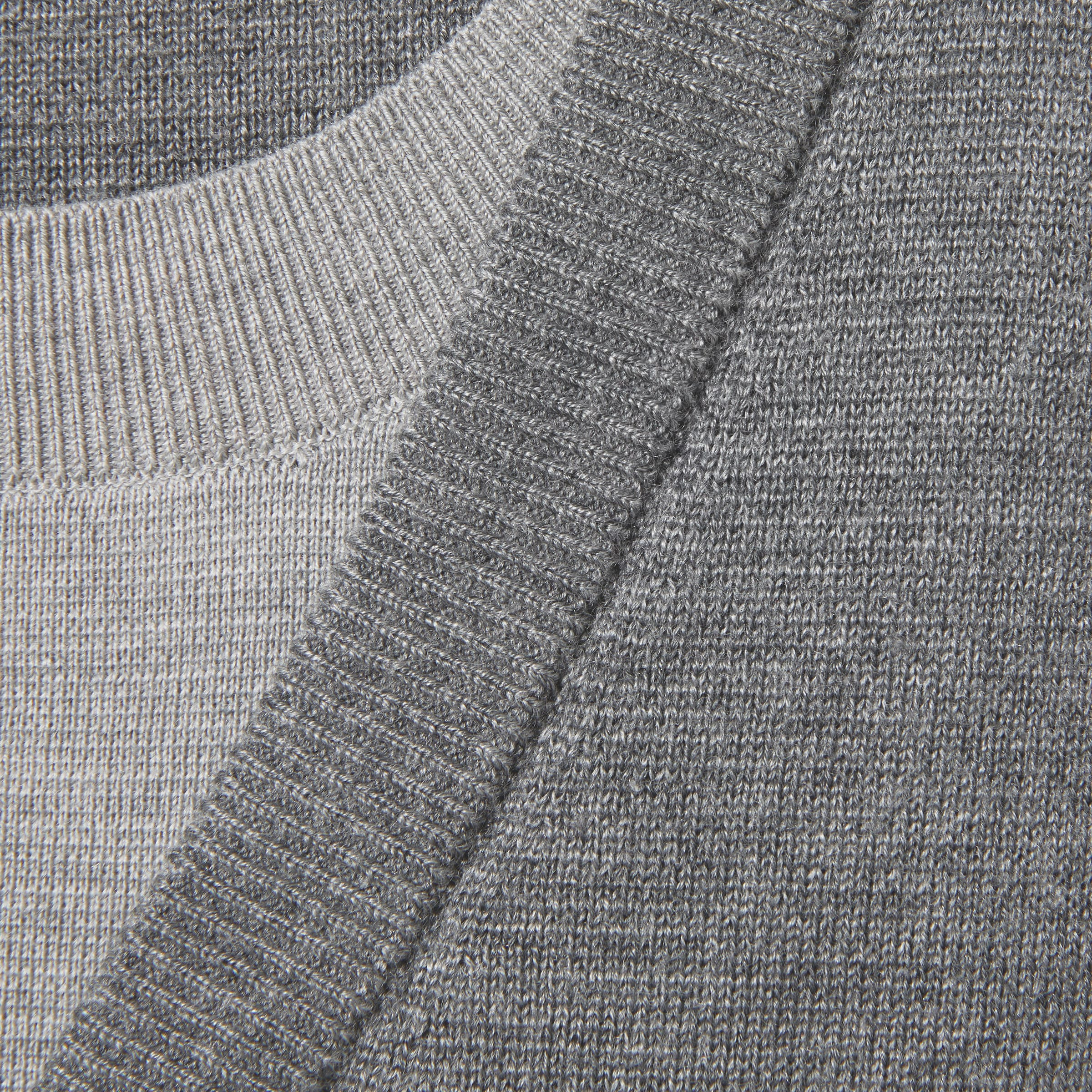 Wool silk top with vest overlay - 6