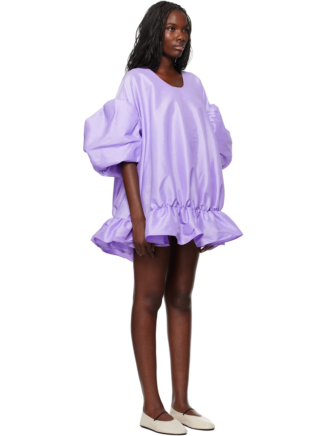 SSENSE Exclusive Purple Gigi Minidress - 2