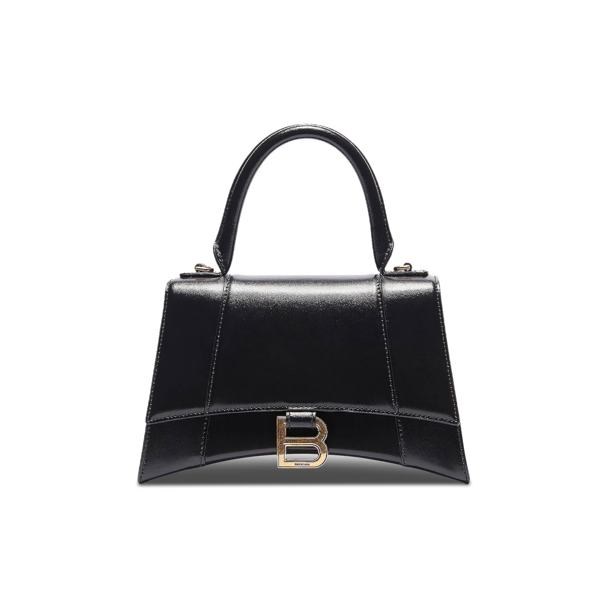 Balenciaga Hourglass Small Top Handle Bag 'Black' - 1