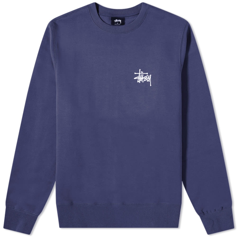 Stussy Basic Crew Sweat - 1