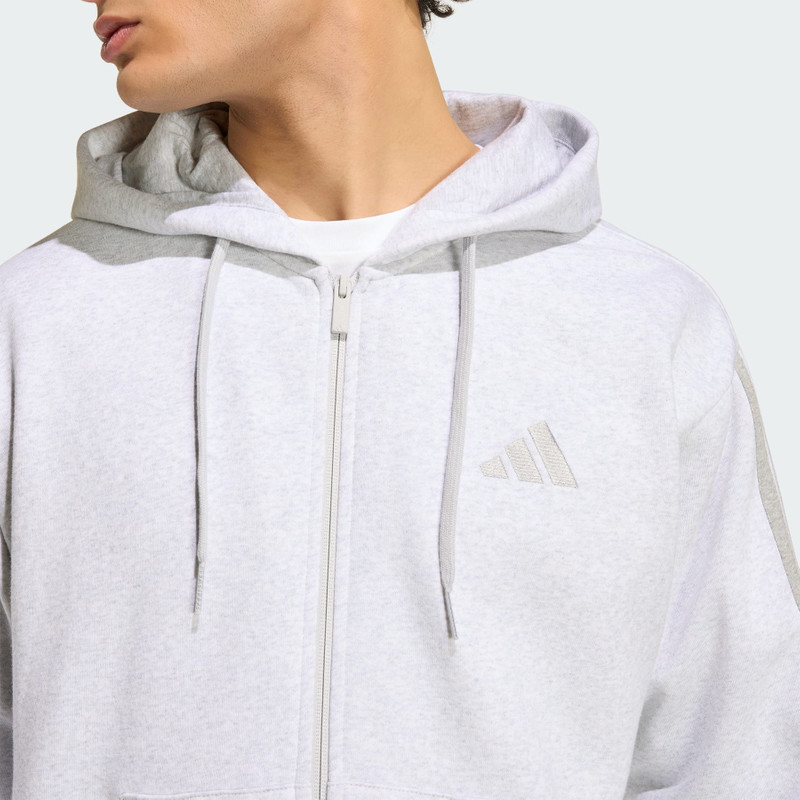 Essentials 3-Stripes Fleece Hoodie 5