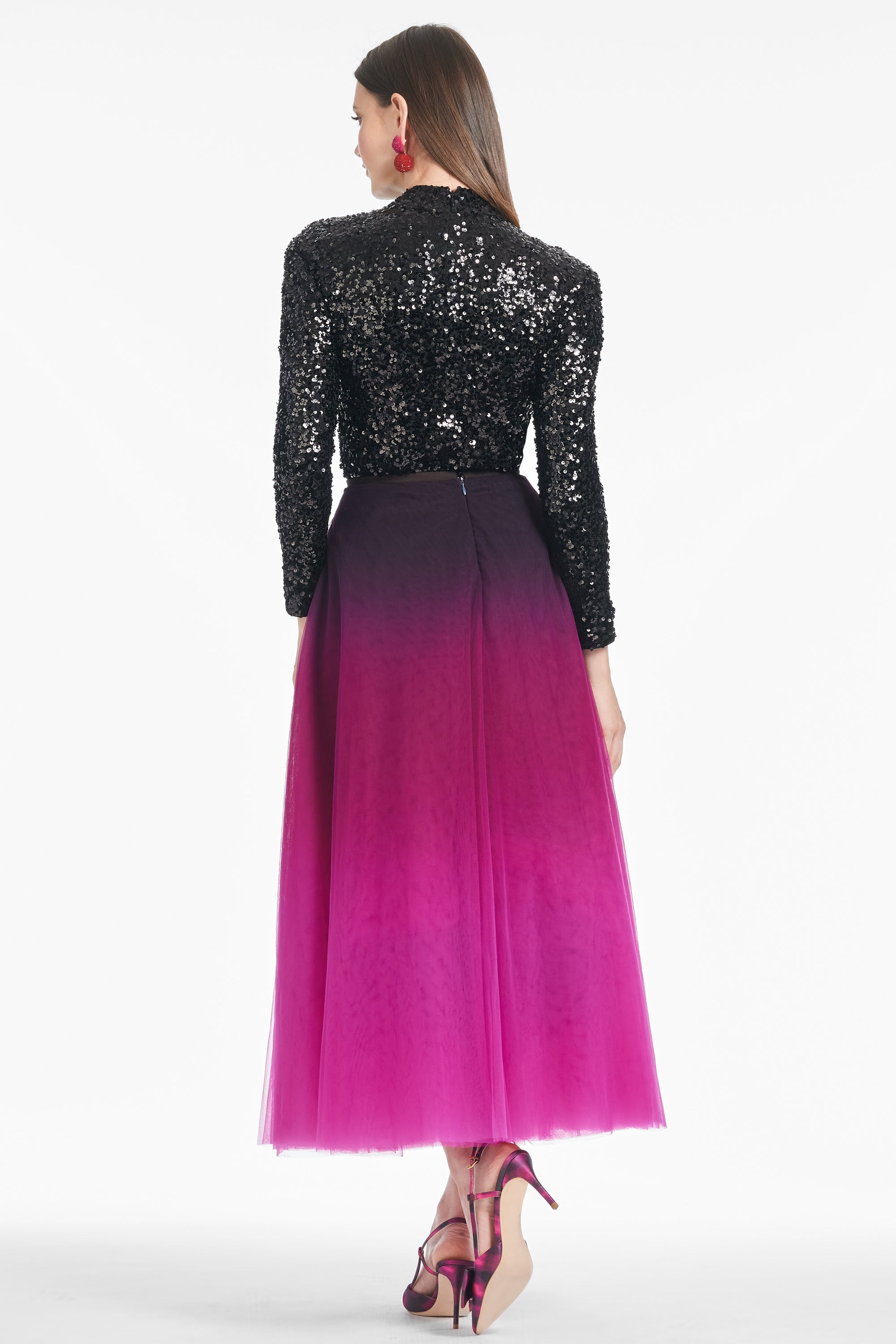 Maxine Skirt - Plum Ombre - 5