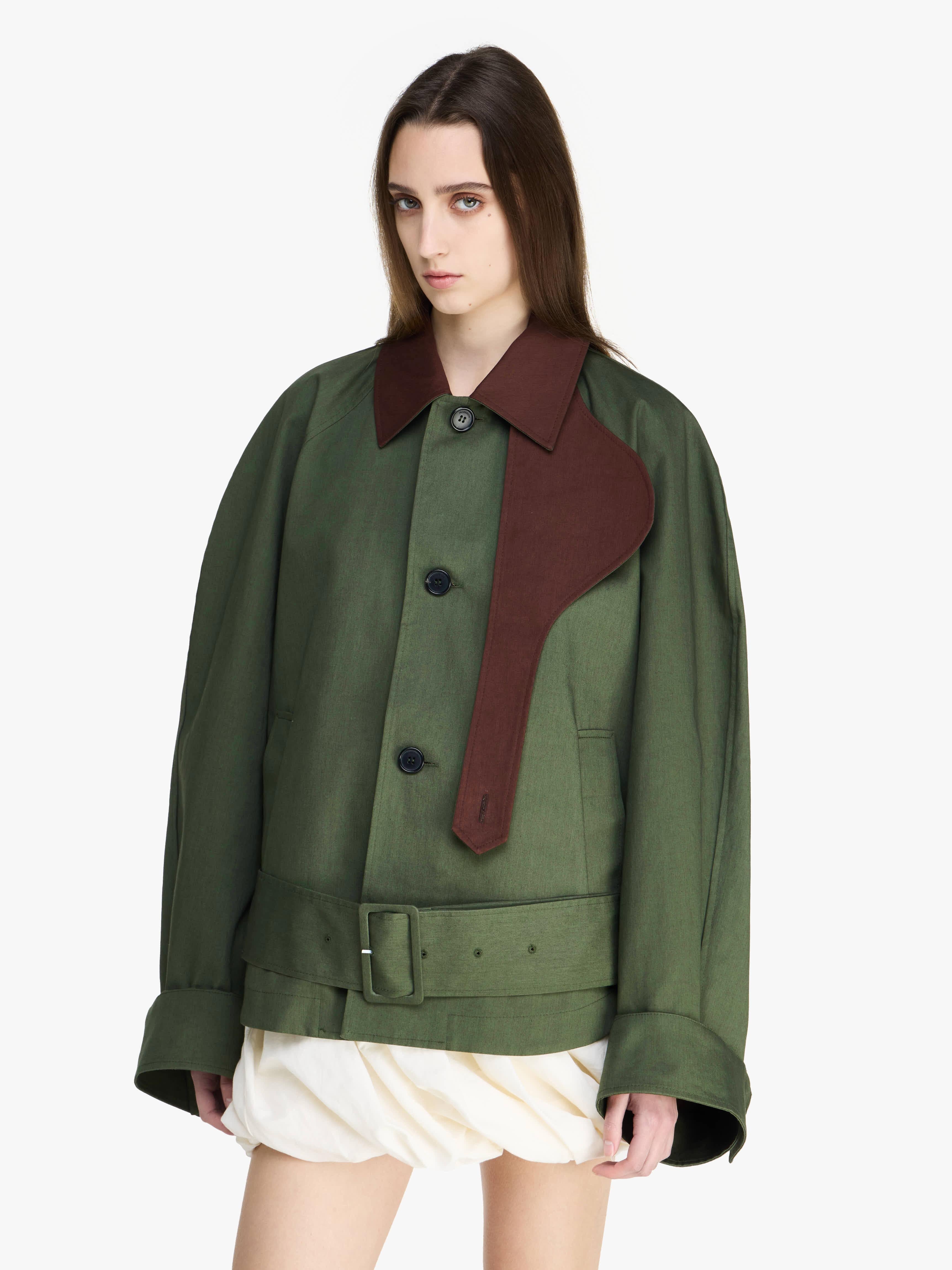 ROUNDED BLOUSON JACKET - 4