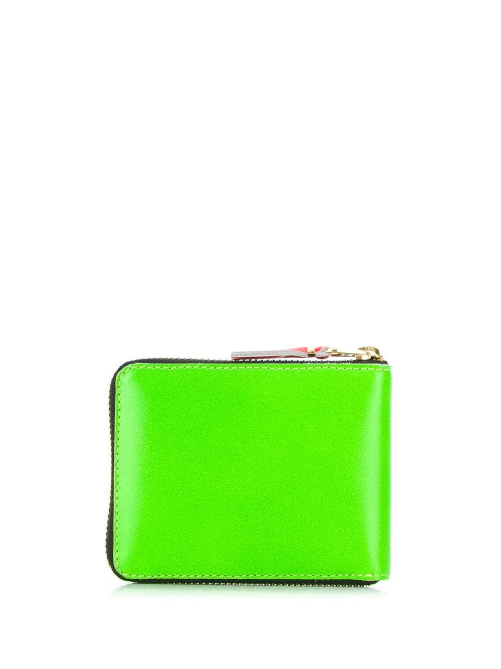 colour block zip wallet - 2