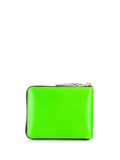 Comme Des Garçons colour block zip wallet outlook