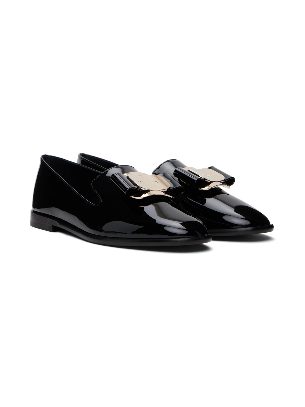 Black New Vara Plate Loafers - 4