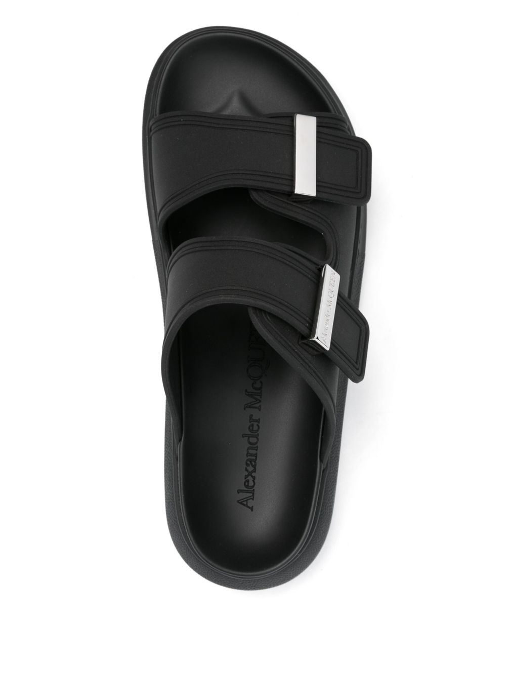 logo-engraved sandals - 4