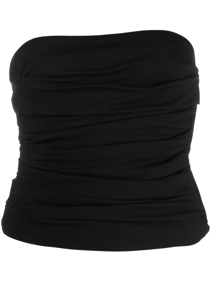 ruched bandeau top 1