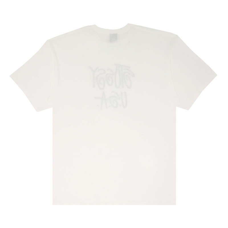 Stüssy Stussy USA Tee 'White/Black' outlook