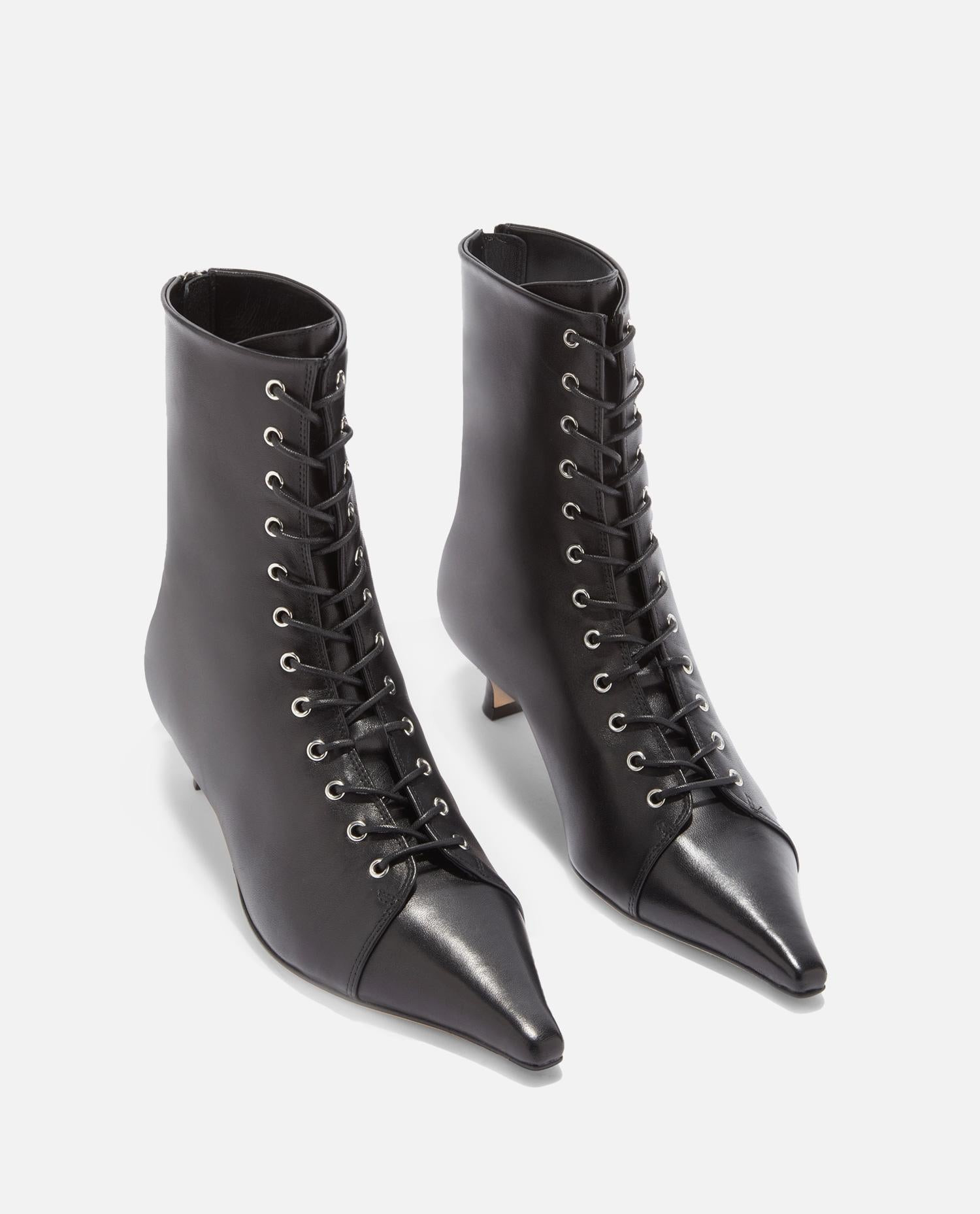 TRIXI CALF LEATHER BLACK - 3