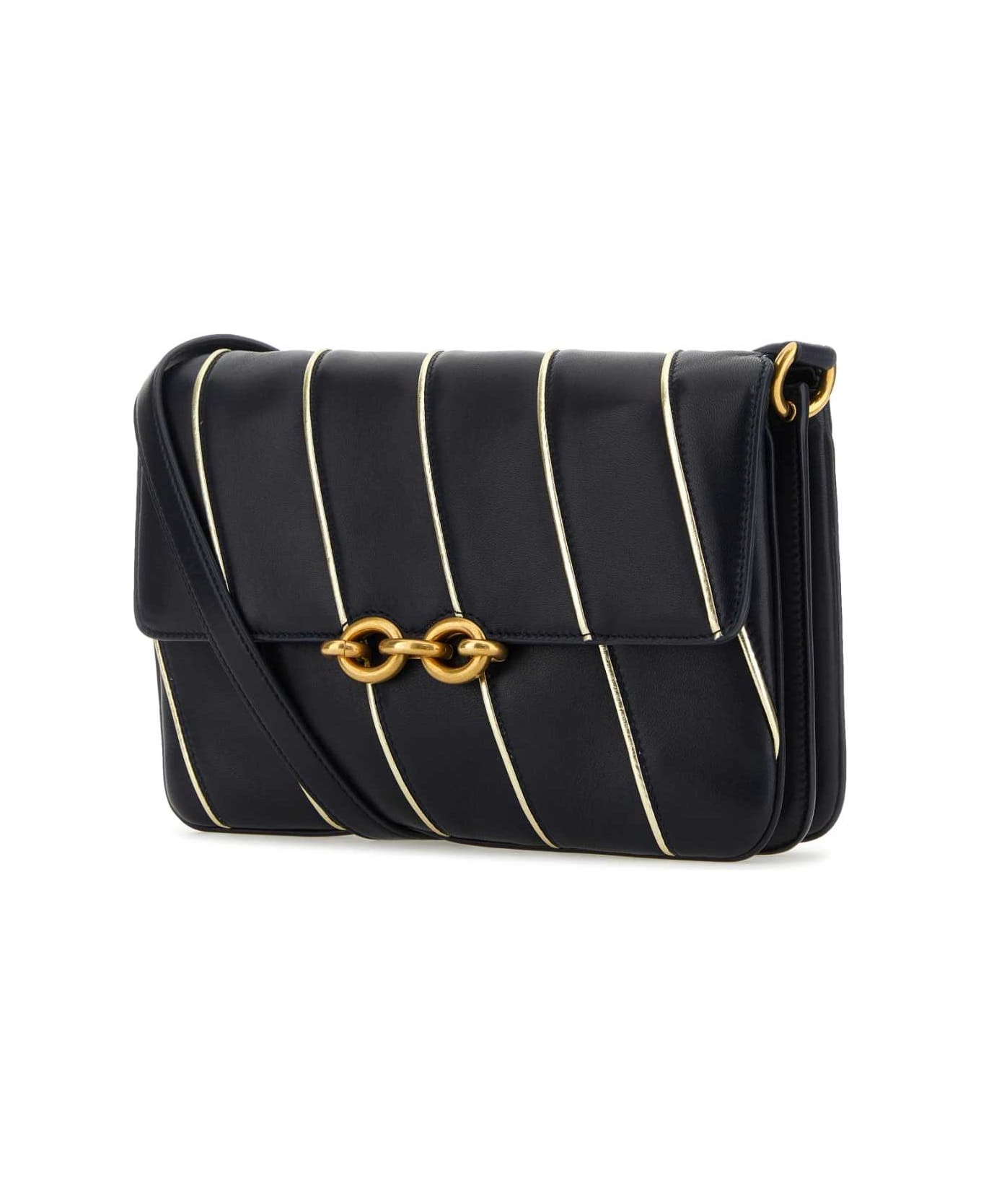 Two-tone Leather Le Maillon Shoulder Bag - 2