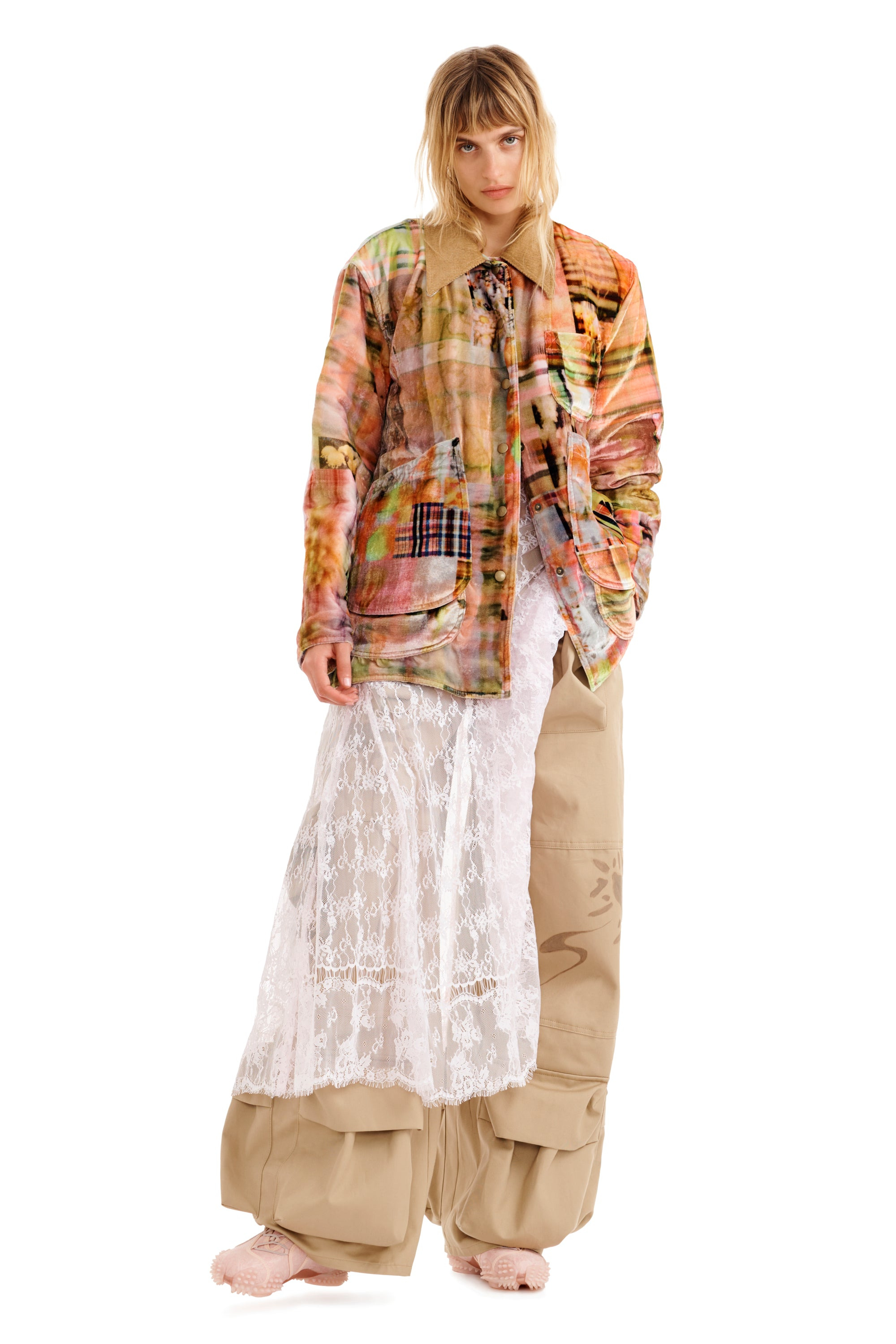 MULTI PLAID STABLE JACKET - 8
