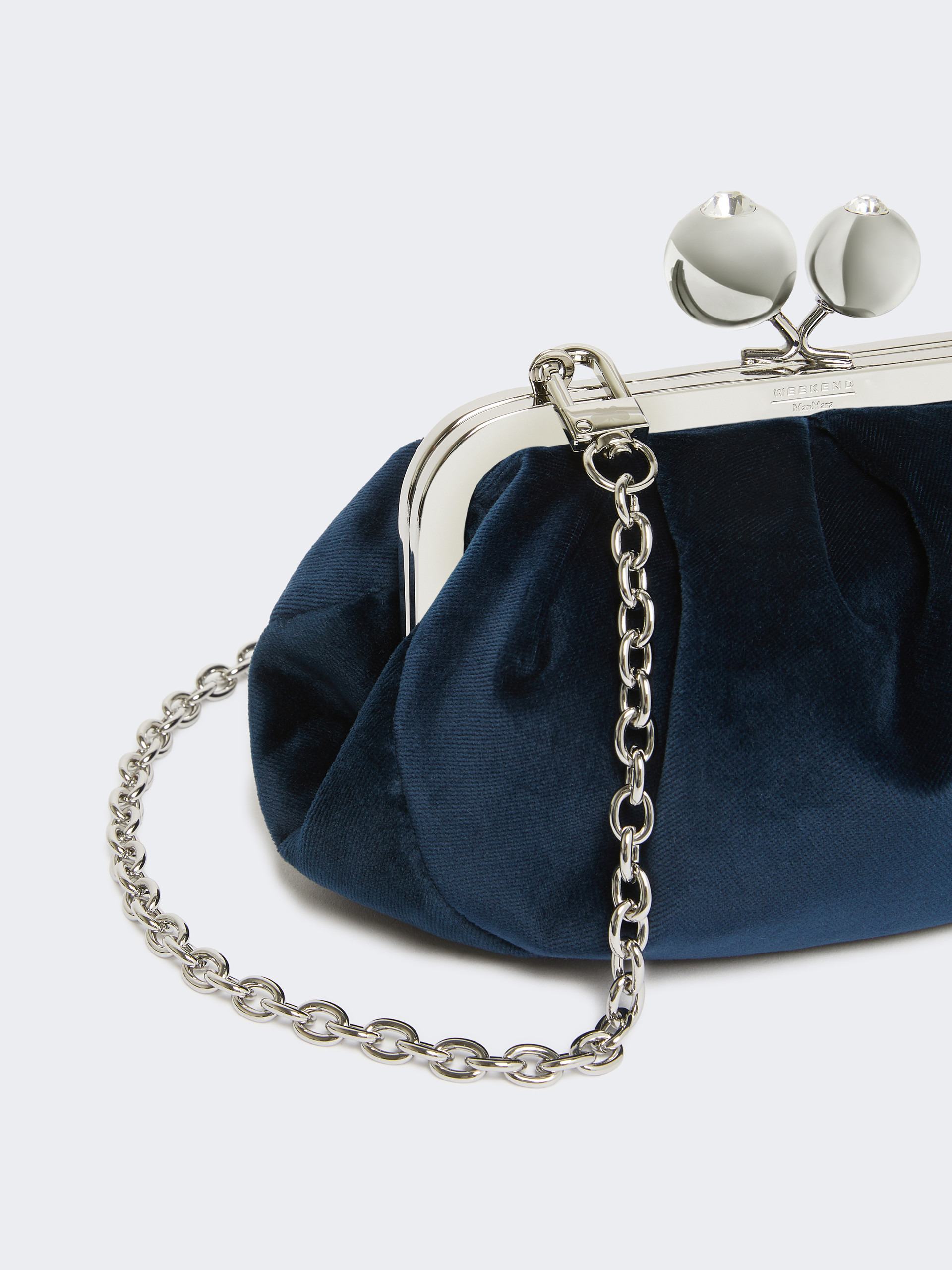 VALANCE Small cotton velvet Pasticcino Bag - 4