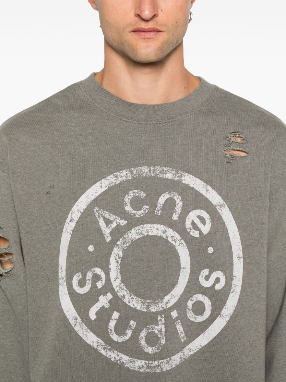 logo-print sweatshirt - 6