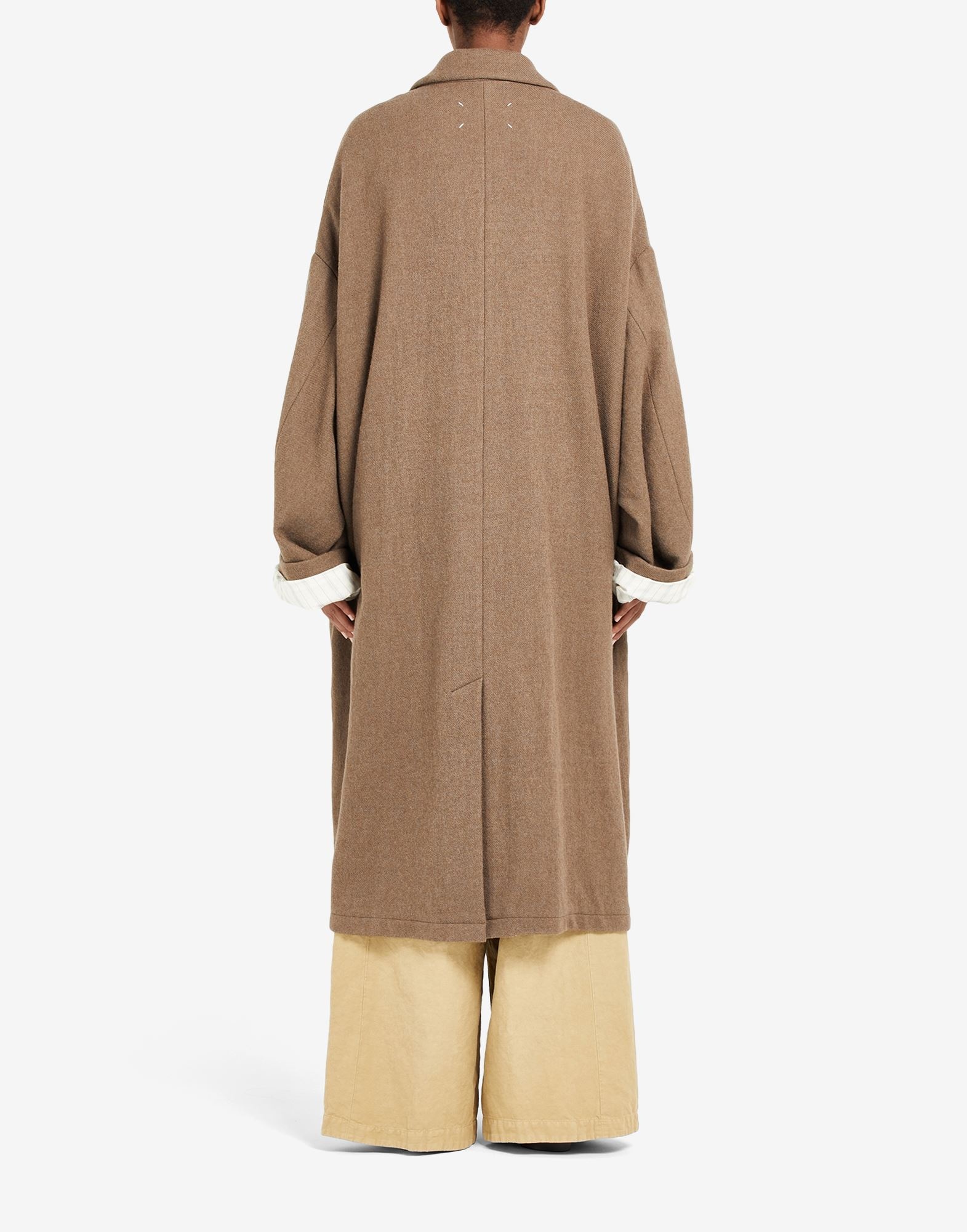 Wool long coat - 4