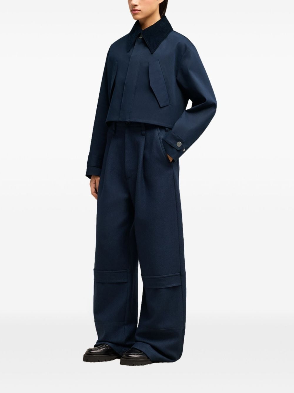 flap pocket jacket - 3