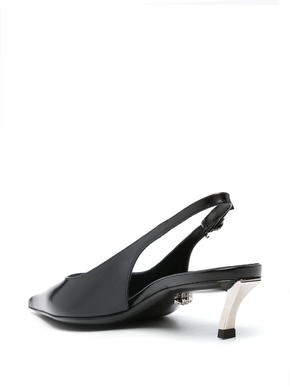 pointed-toe leather pumps - 3