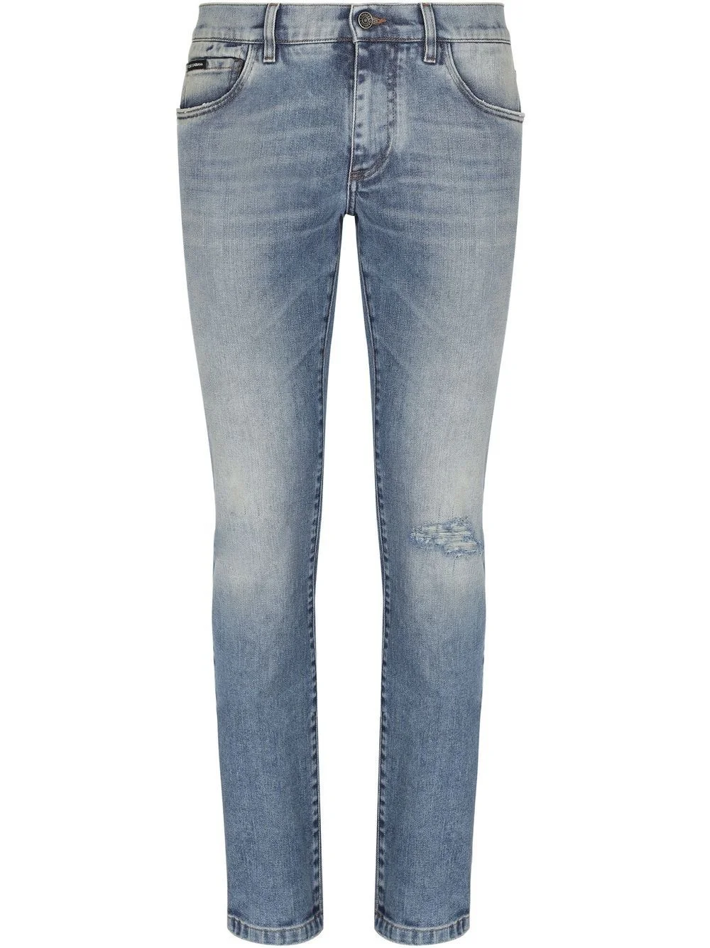 mid-rise slim-fit jeans - 1