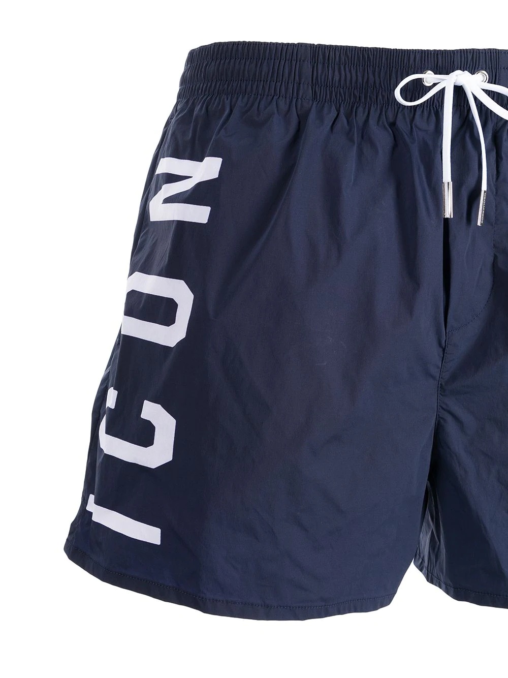 logo-print drawstring-waist swim shorts - 3