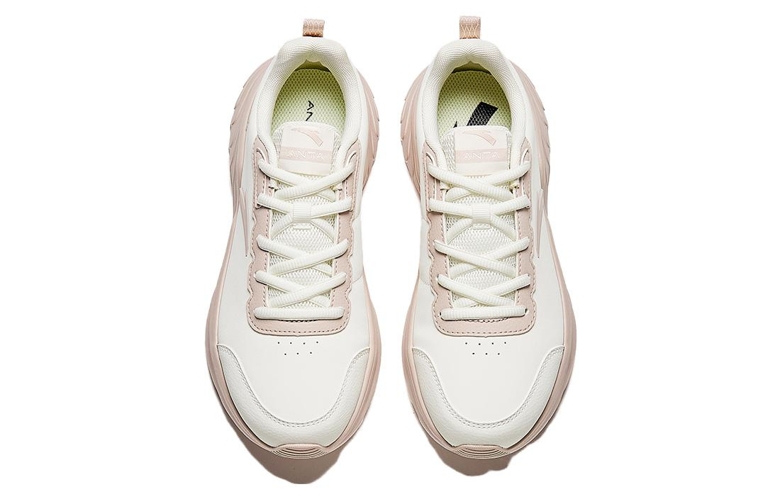 (WMNS) ANTA Running Series Sneakers 'White Pink' 922345527-10 - 4