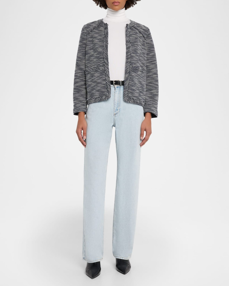 rag & bone Clarice Striped Woven Jacket outlook