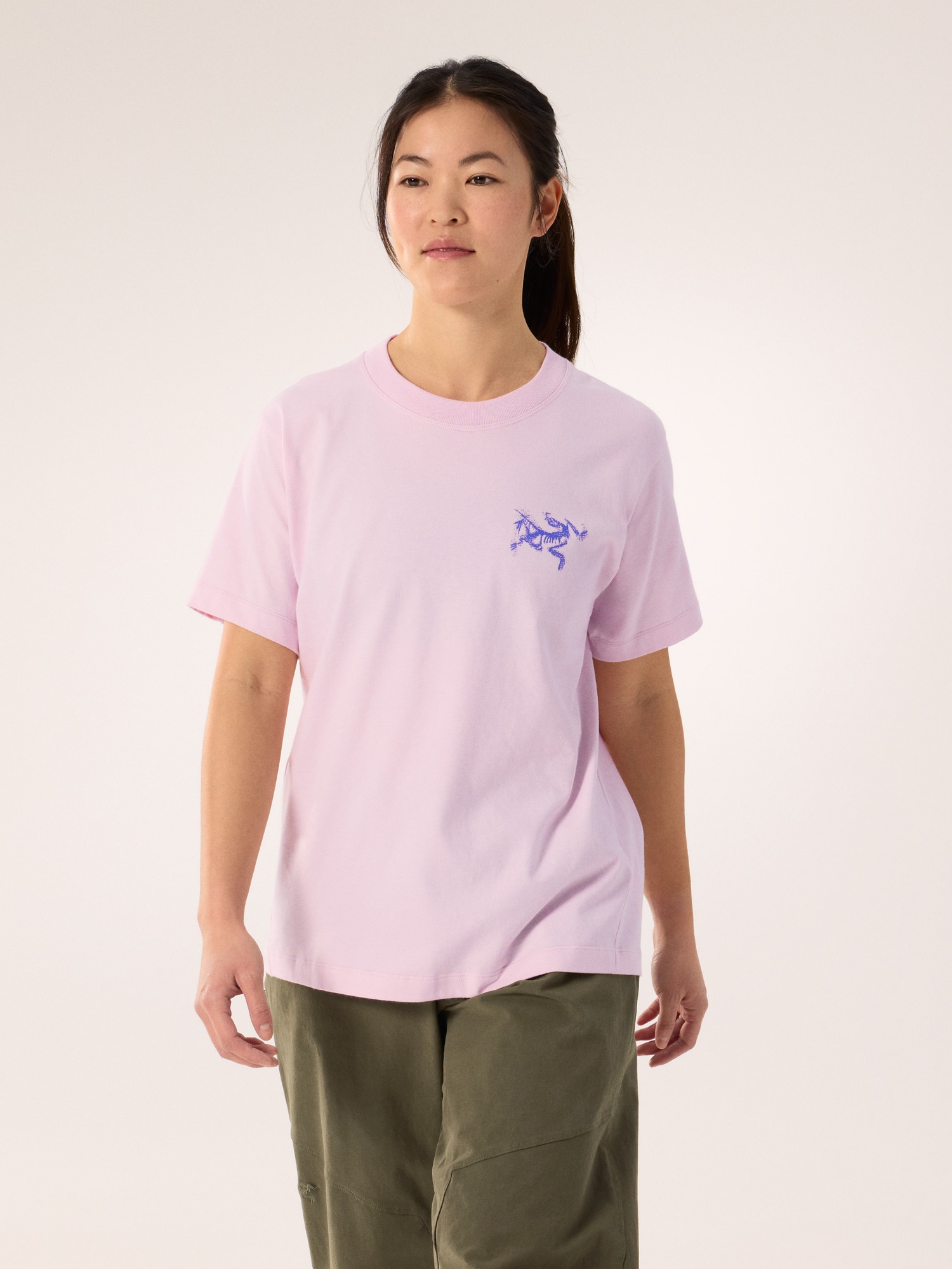 Kragg Cotton Bird Tile Crew Shirt SS - 2