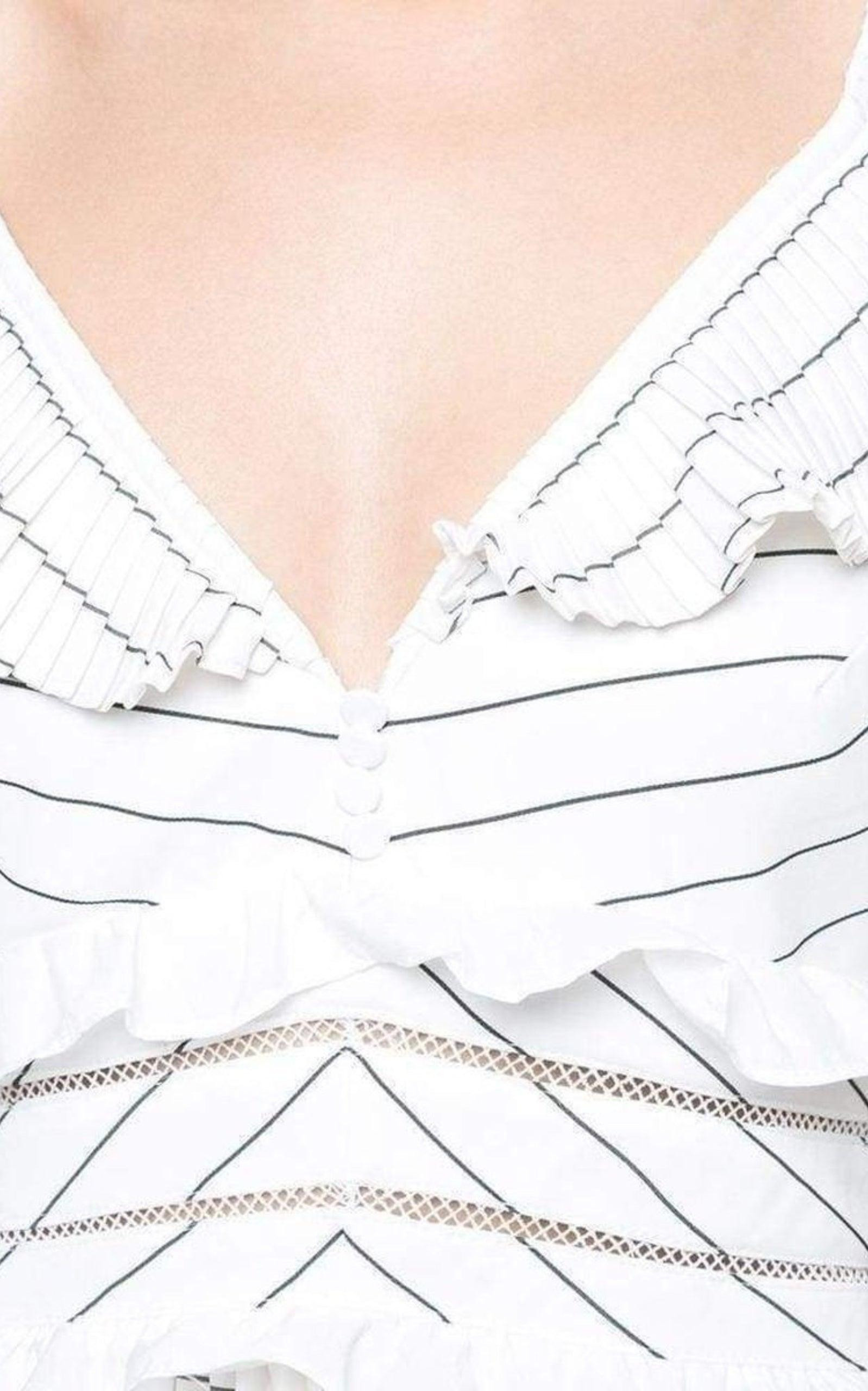 Monochrome Stripe Dress - 5
