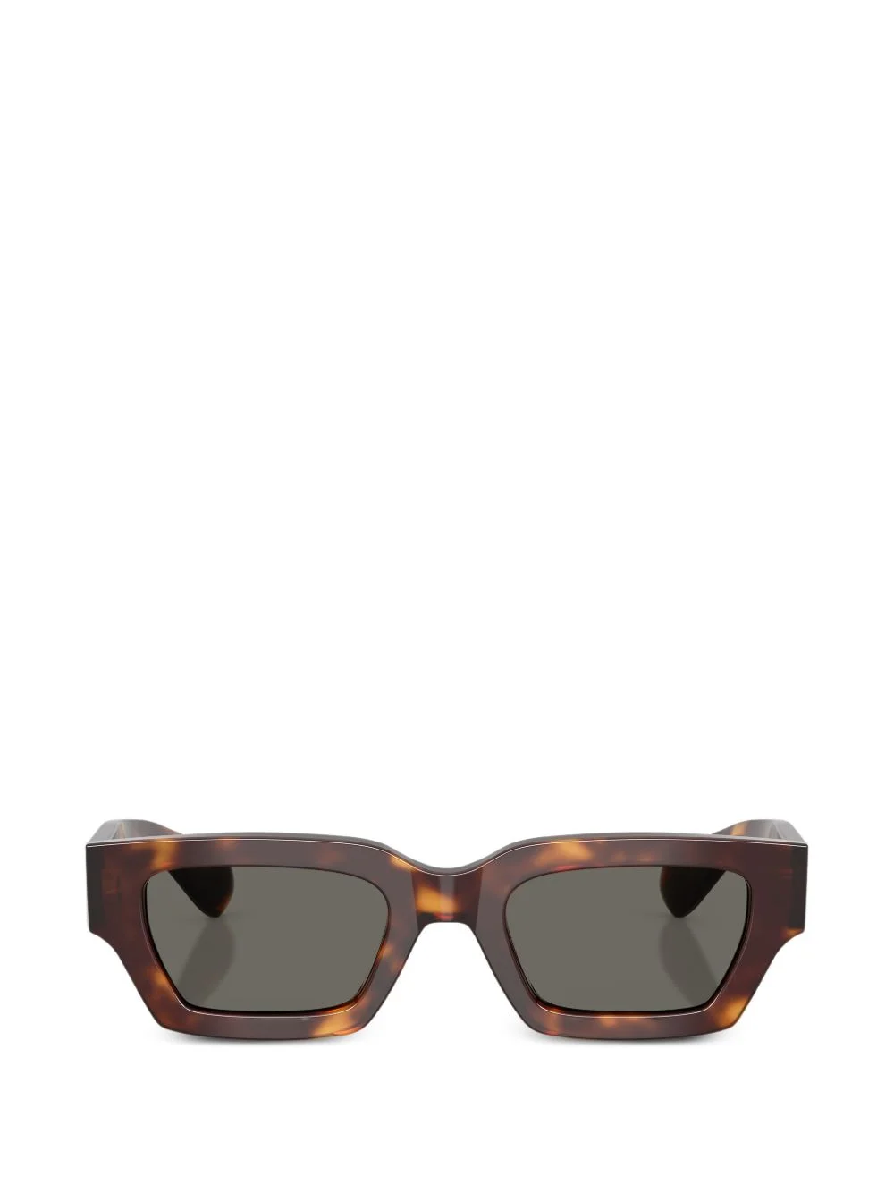 Edition 6 tortoiseshell-effect rectangle-frame sunglasses - 1