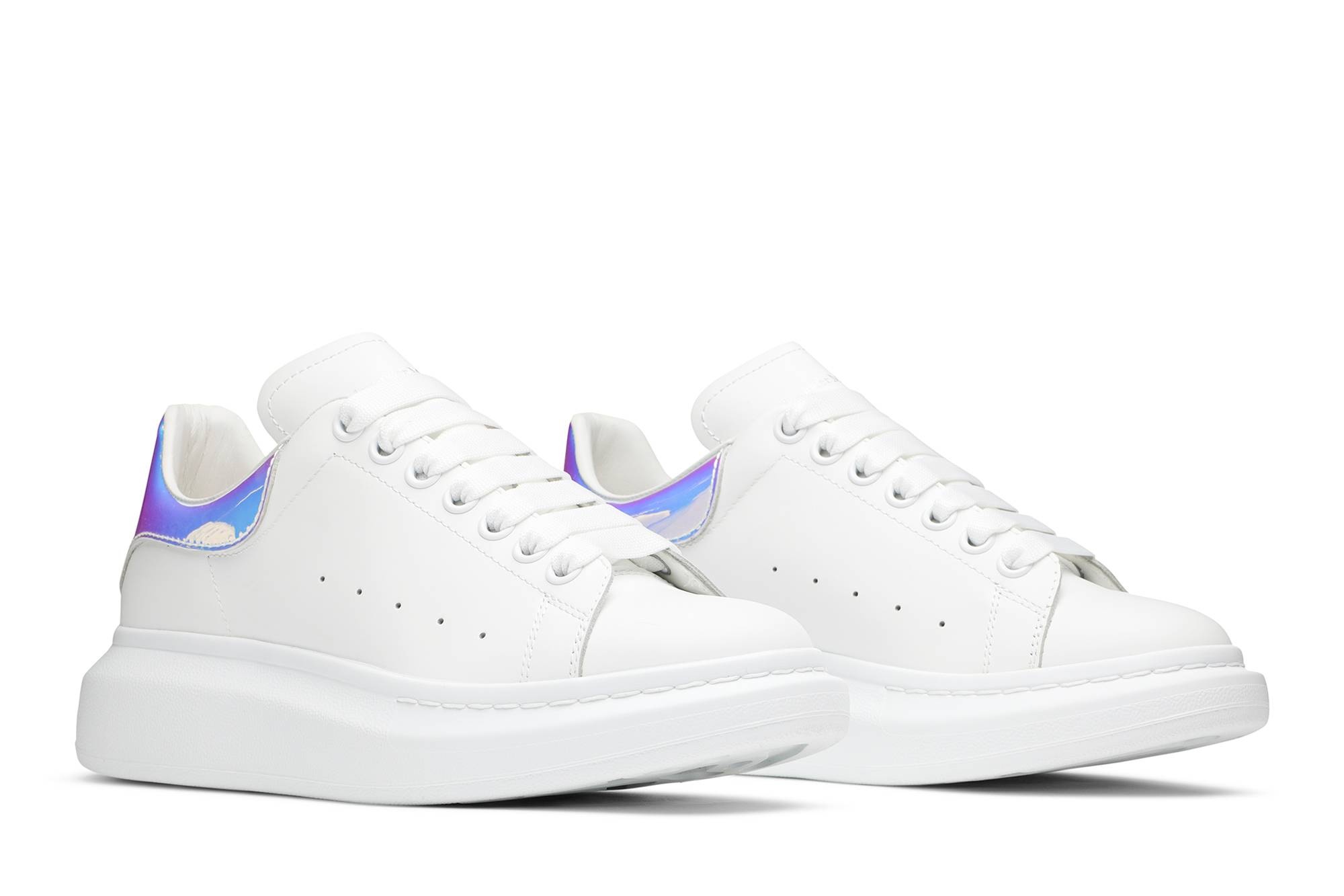 Alexander McQueen Oversized Sneaker 'White Iridescent' - 8
