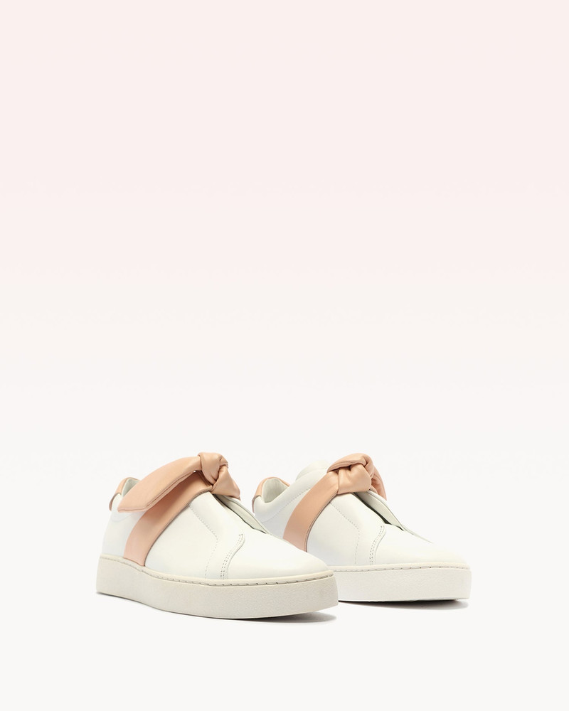 ALEXANDRE BIRMAN ASYMMETRIC CLARITA SNEAKER NUDE outlook