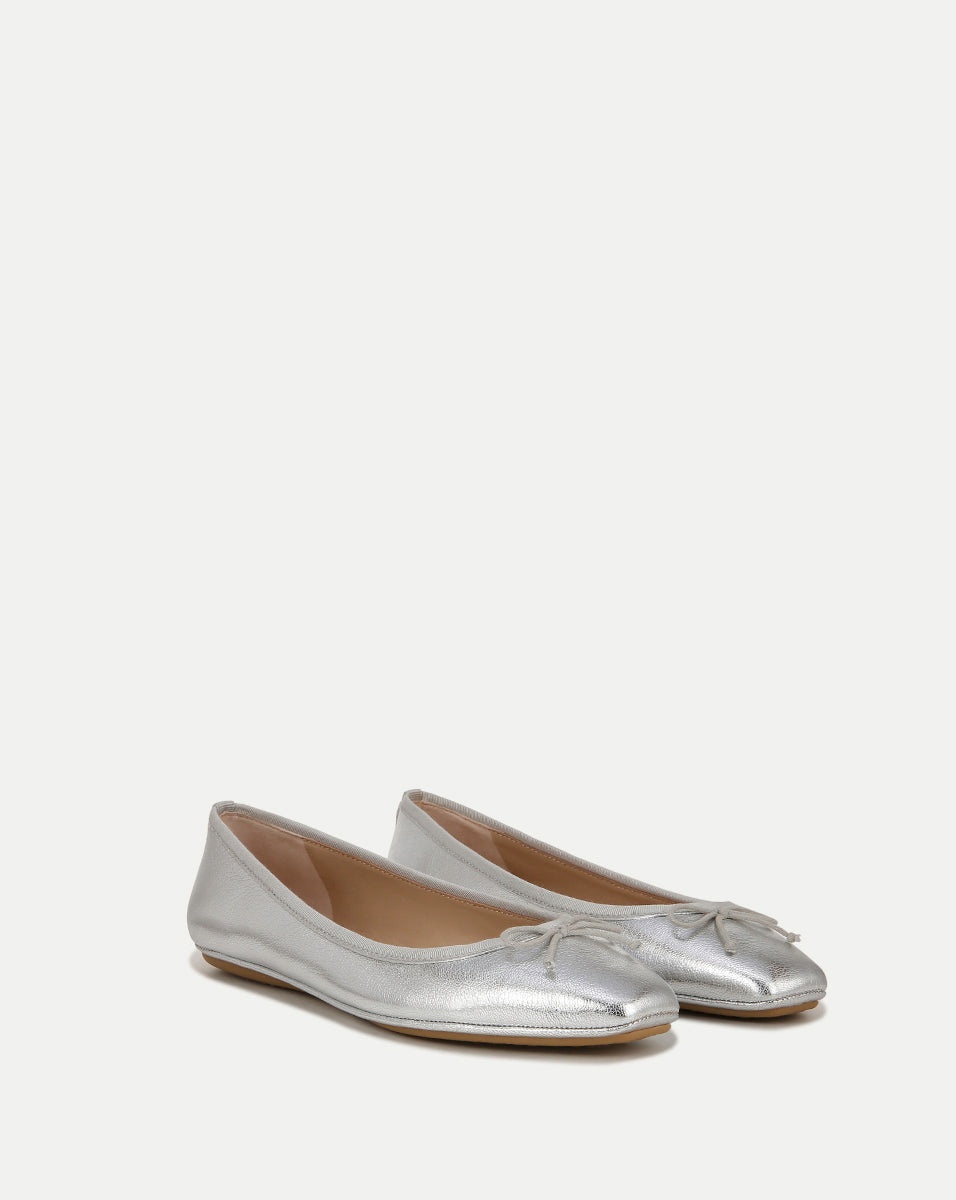 BEATRIX METALLIC BALLET FLAT - 2