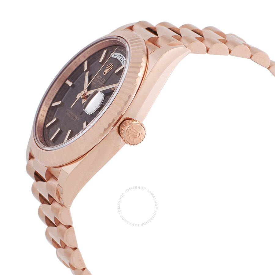 Rolex Day-Date 40 Chocolate Dial Automatic Chronometer Men's Watch M228235-0053 - 2