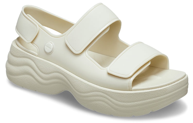 (WMNS) Crocs Skyline Sandals 'White' 208183-2Y2 - 3