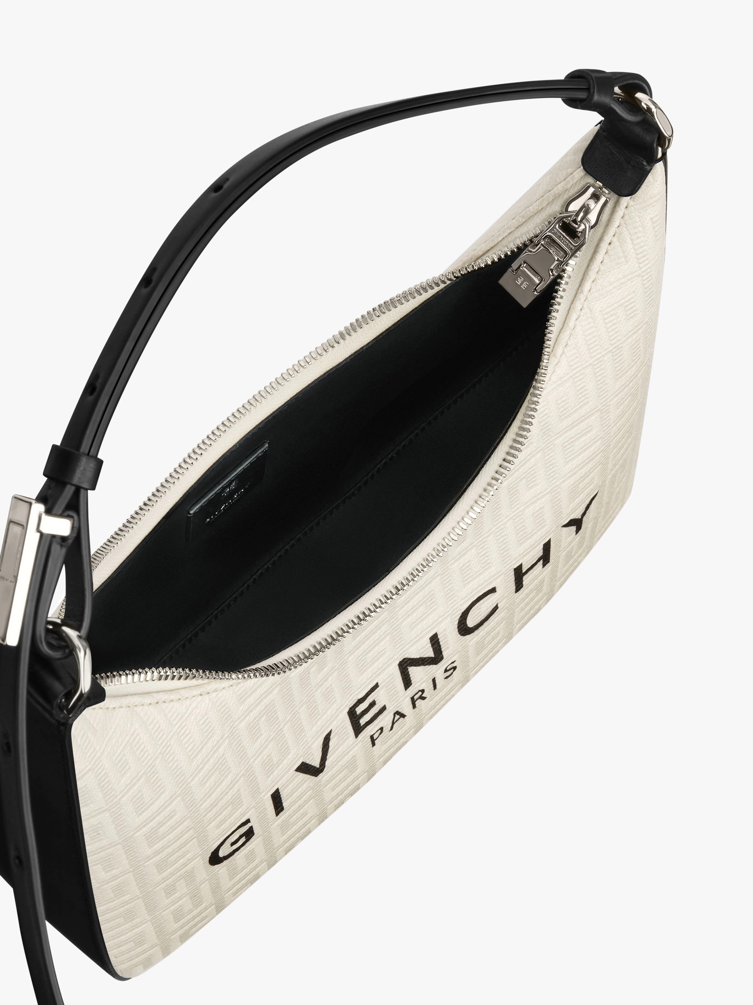 SMALL MOON CUT OUT BAG IN 4G COATED CANVAS - 5
