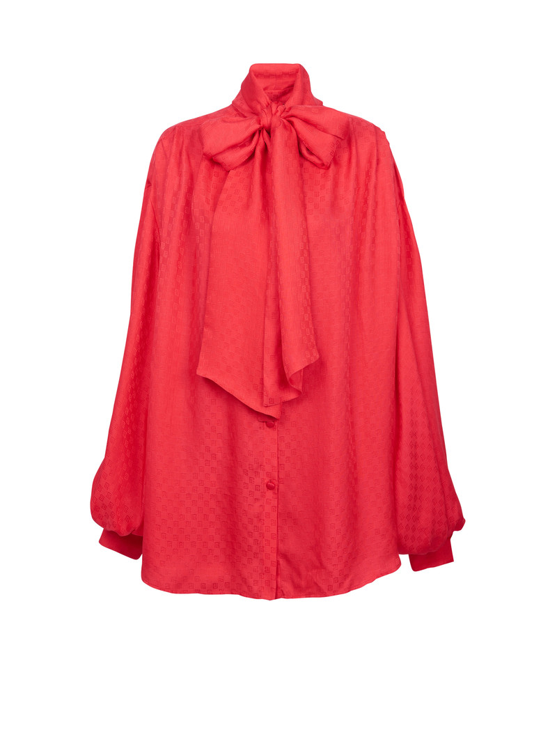 Mini monogram silk shirt 1