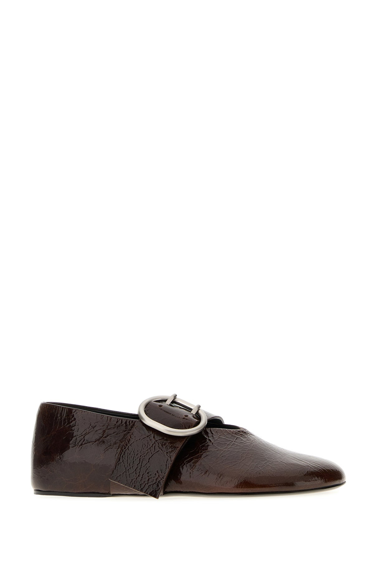 Brown leather ballerinas - 2