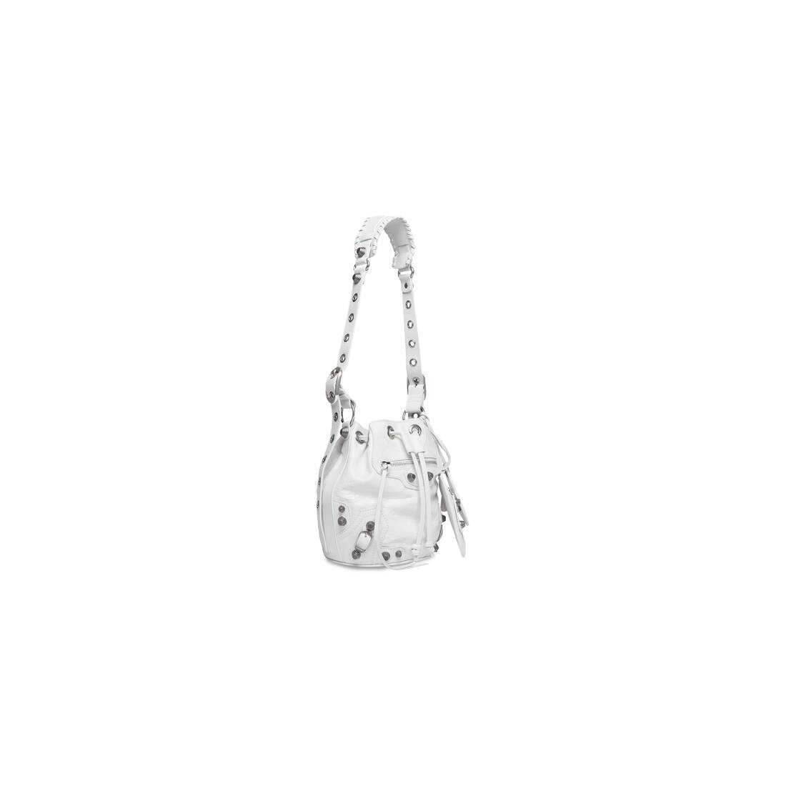 Women's Le Cagole Xs Bucket Bag  in Off White - 3