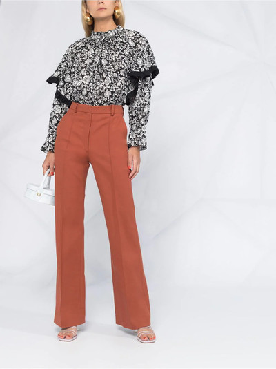 See by Chloé floral long-sleeve blouse outlook