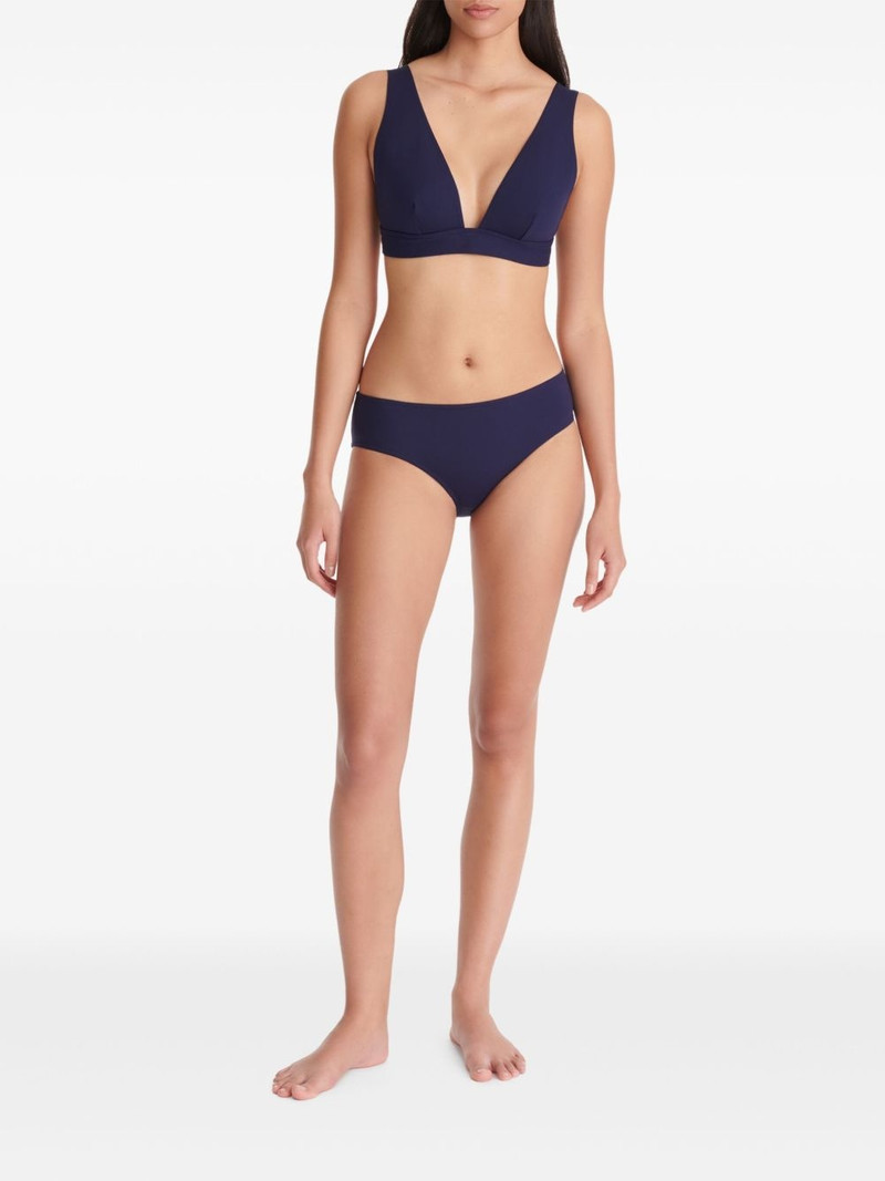 Chrome triangle-cup bikini top 3