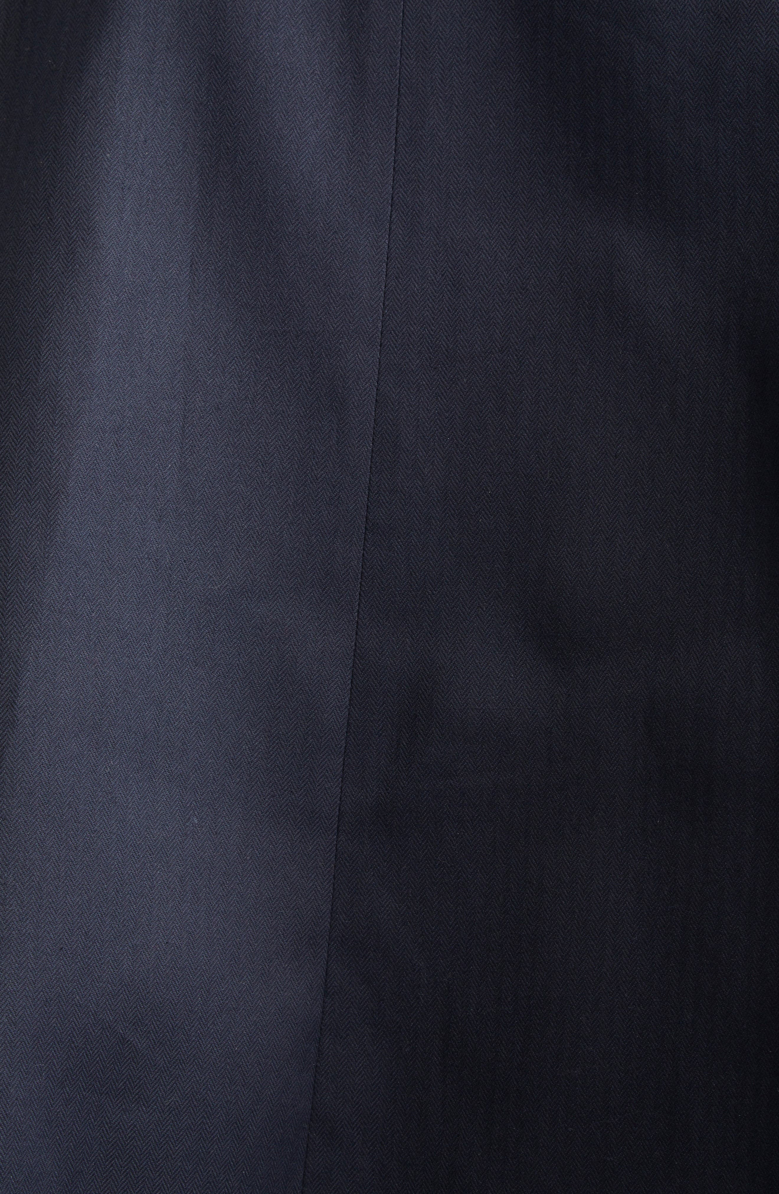 Bode Waxed Cotton Peacoat in Navy at Nordstrom - 6