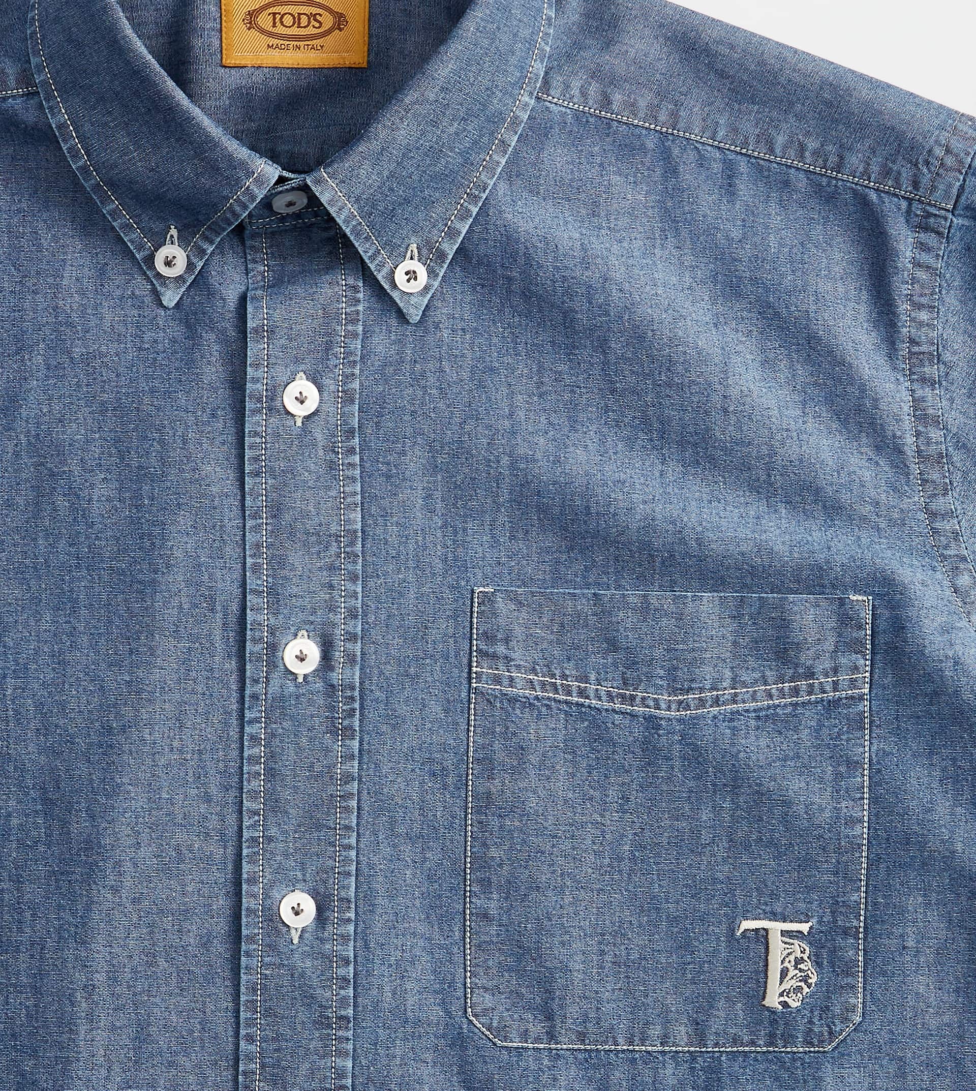 CHAMBRAY SHIRT - BLUE - 6