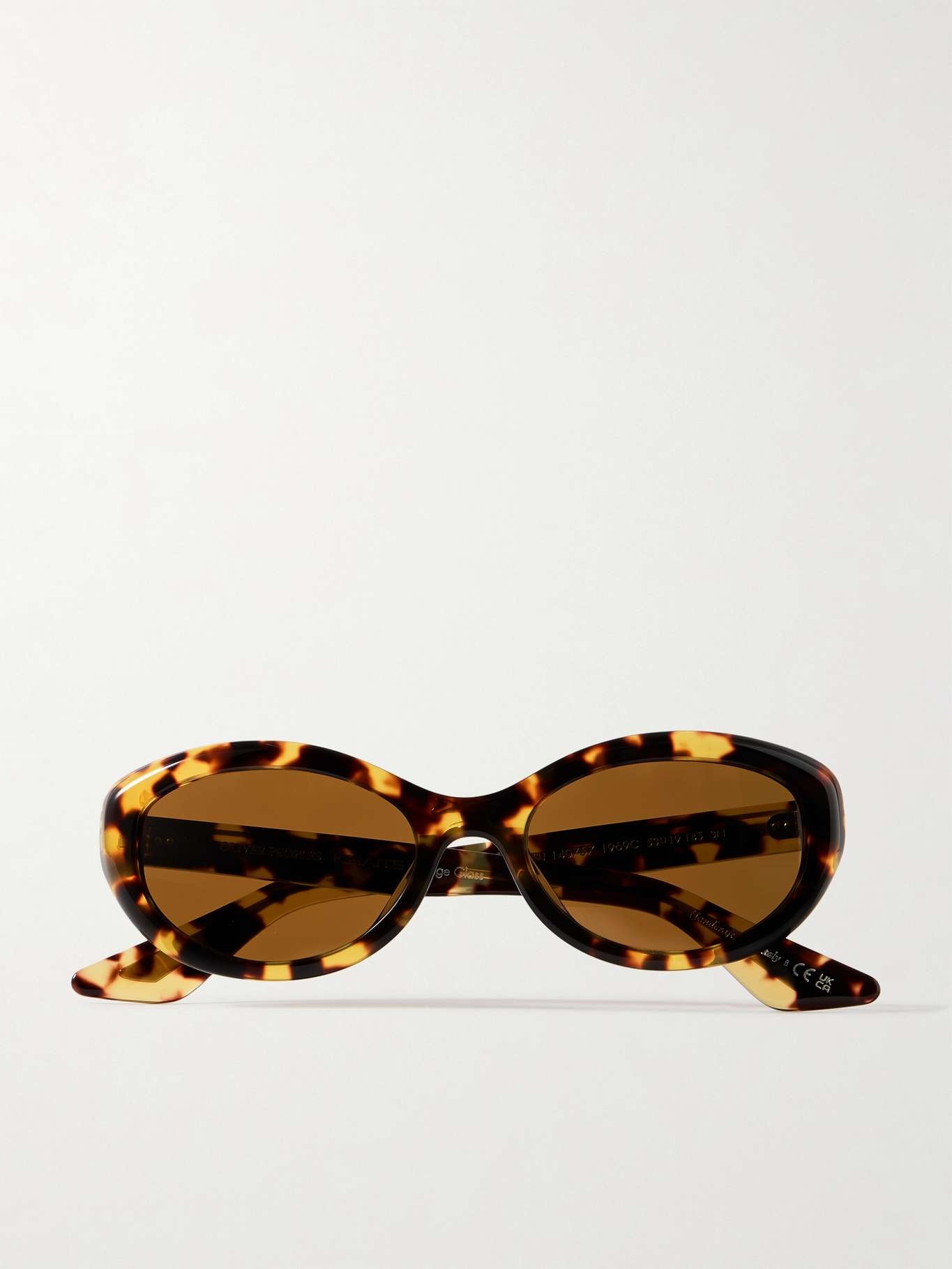+ Khaite 1969 oval-frame acetate sunglasses - 2