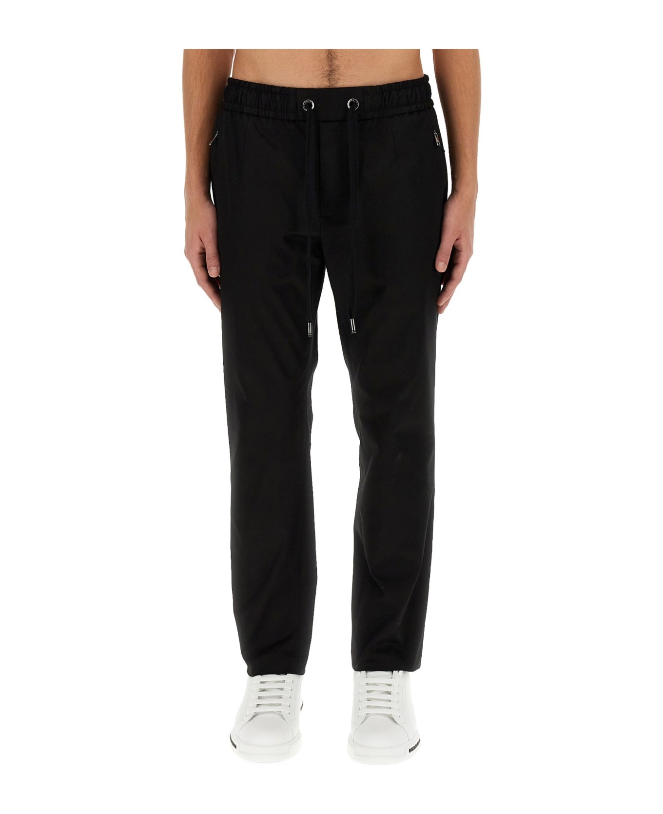 Jogging Pants With Plaque - 1